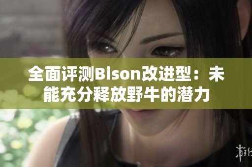 全面评测Bison改进型：未能充分释放野牛的潜力